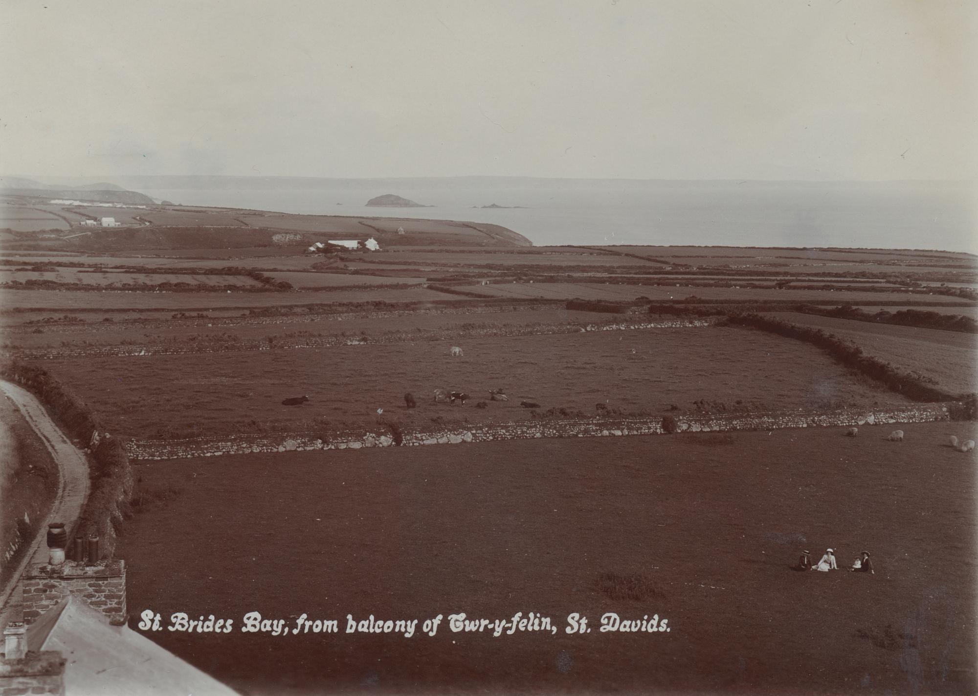 st brides bay from twr y felin st brides bay from twr y felin