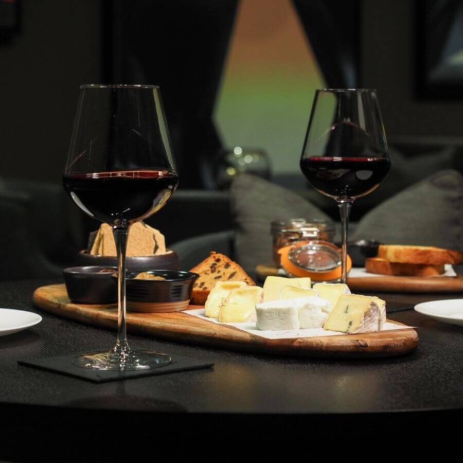 Blas Restaurant Bar Menu. Selection of Welsh Cheeses