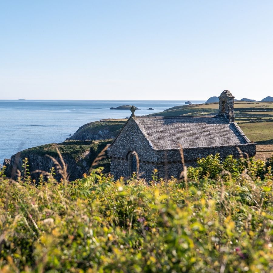 Twr y Felin Hotel. St Nons Chapel, St Davids