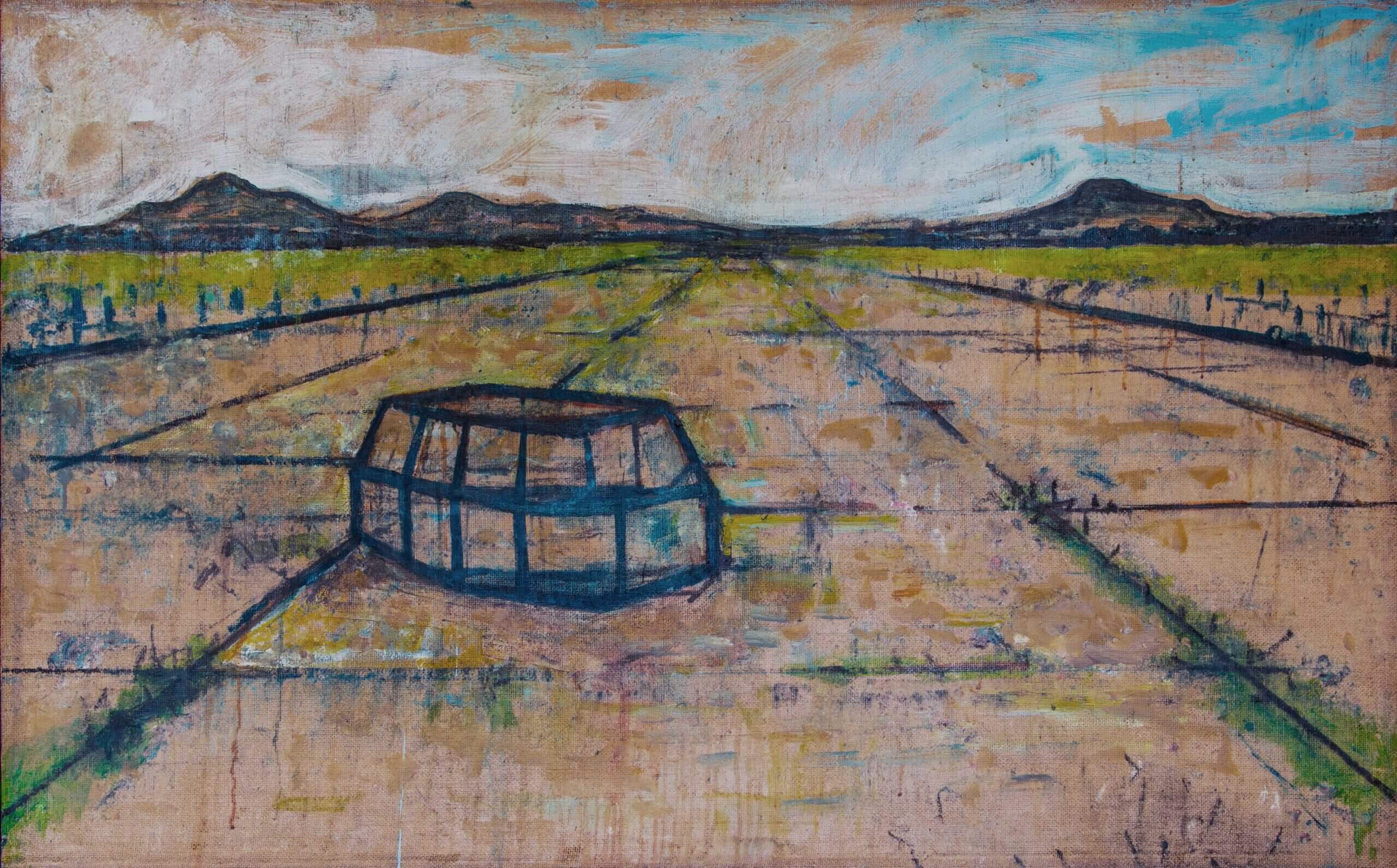 Modernist Feeder on Bomber Runway <span>by Harry Adams</span>