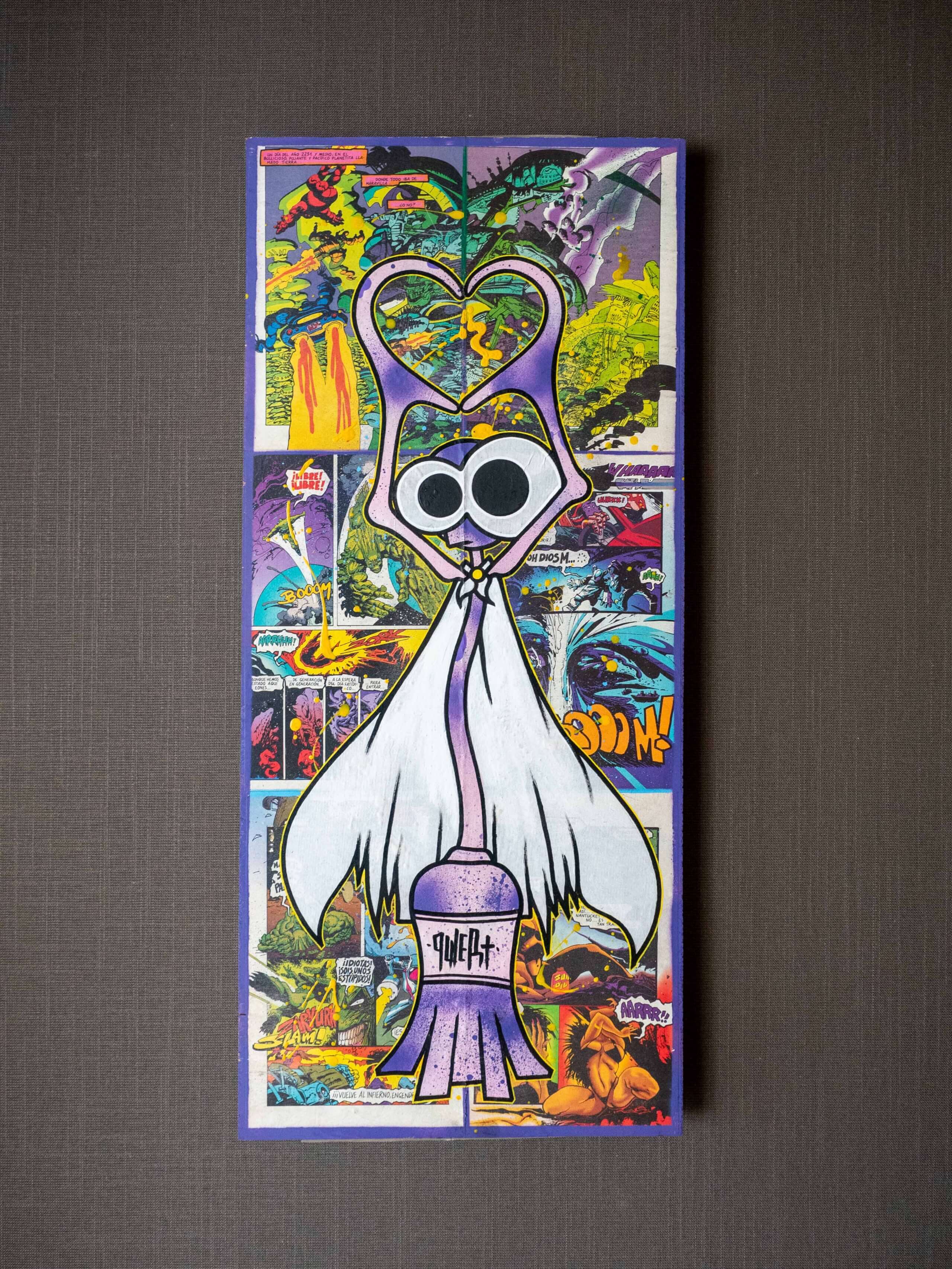 THE superHeroeS – The PurpLE one <span>by Qwert</span>