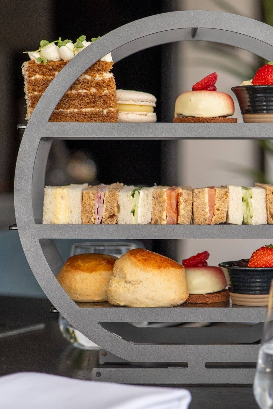 Blas Restaurant St Davids High Tea Stand