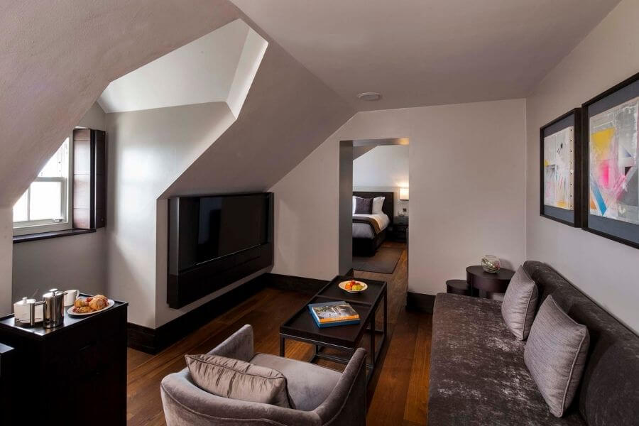 Twr y Felin Hotel Rhosson Suite Bedroom