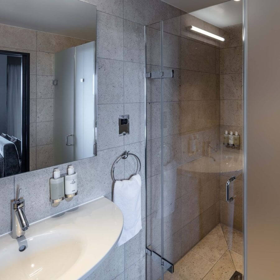 Twr y Felin Hotel Oriel Spacious Bathroom