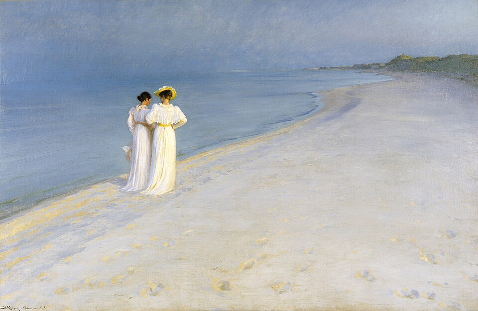 Summer Evening on Skagen’s Southern Beach’ by P S Kroyer.