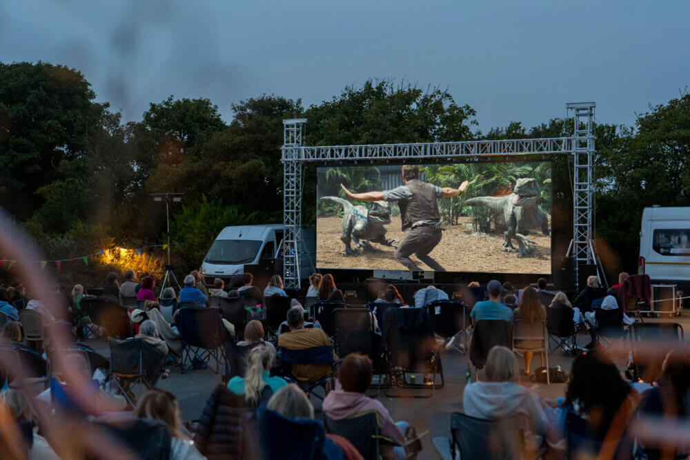 sunset cinema at twr y felin hotel